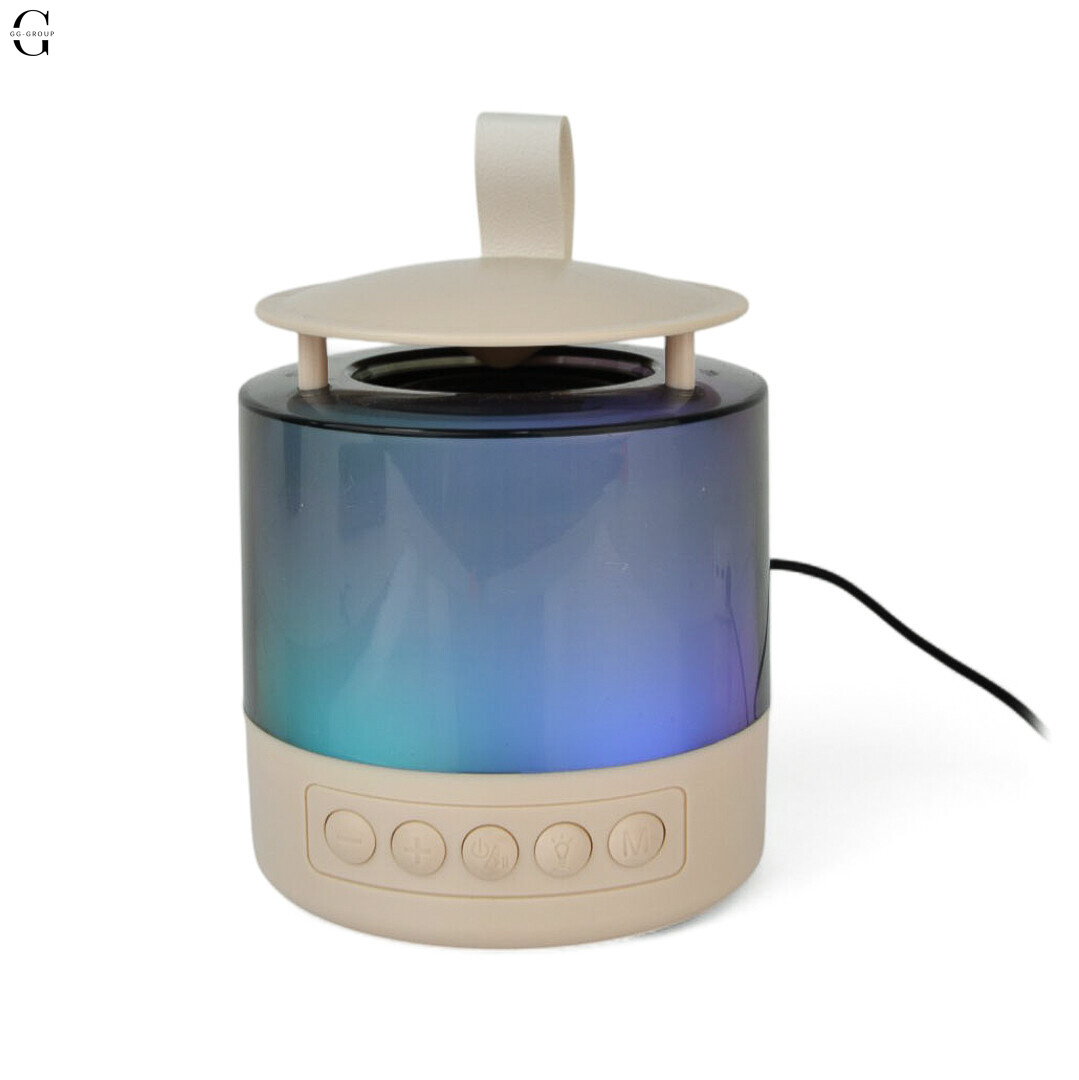 Караоке-система K19 Smart Portable Speaker с 2 беспроводными микрофонами и LED-подсветкой